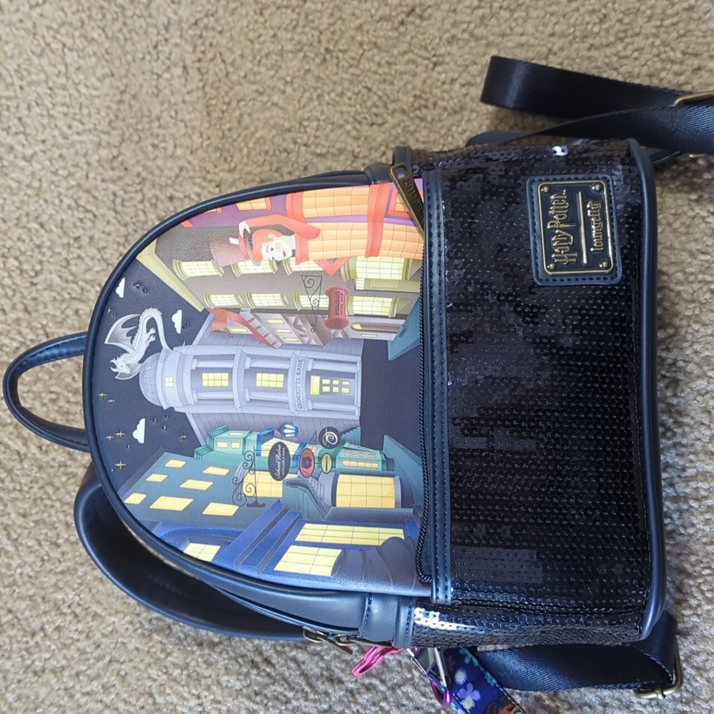 Loungefly Diagon Alley Sequin backpack